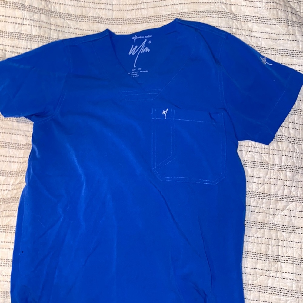 Royal blue MIM scrubs